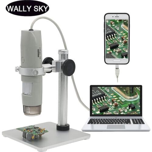 500X Digital Microscope 5.0MP USB Electronic Microscope Digital Video Camera Polarizing Microscope for Semiconductor Testing