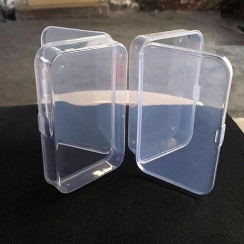 Top selling Transparent Plastic Storage Box Clear Square Multipurpose Display Case Plastic Jewelry Storage Boxes