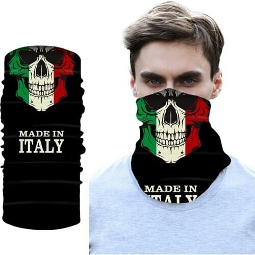 Fashion 3D Seamless Bandanas Punisher Neck Buffs Motorcycle Cycling AntiDust Face Mask UV Headband Hiking Scarf Face Shield