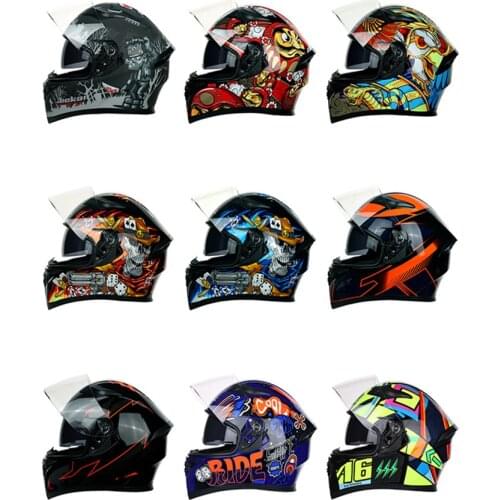 Motorcycle Helmet Professional Racing Gaming Helmet Motocross Casco Sports Full Face Protection ATV Helmets Cool Design