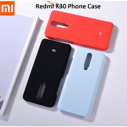 Original Redmi K30 Pro Liquid Silicone Soft Case Waterproof Anti-Knock Phone Back Cover Housing For Redmi K30/K30 Pro 6.67'' Fit