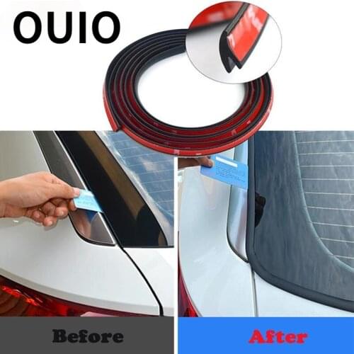2M Car Rear Windshield Dustproof Sound Sealing Strips Sticker For Mercedes Benz W203 W204 W205 W176 cla Mini Cooper r56 r50 r53