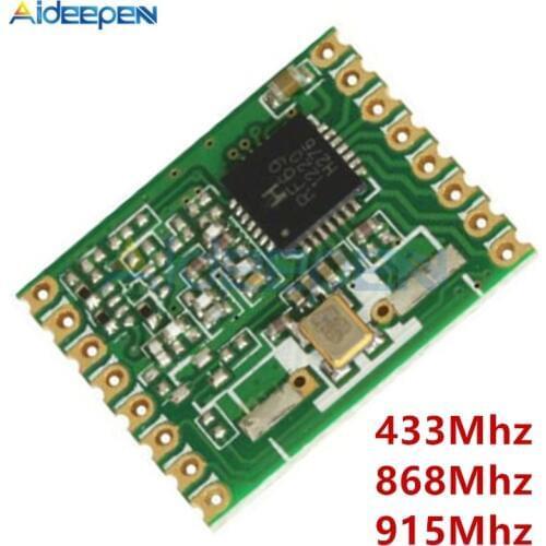 RFM69W RFM69 433MHZ 868MHZ 915MHZ Wireless FSK Transceiver Module 20dBm Frequency RFM69W-868S2 For Remote/HM