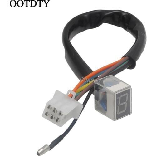 LED Universal Digital Gear Indicator Motorcycle Display Shift Lever Sensor Drop Ship Dropshipping
