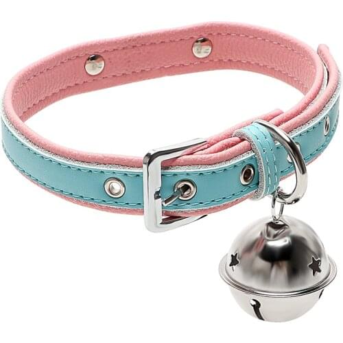 Slave Restraints for Women SM Bondage Adjustable Roleplay Sex Toys for Couples Leather Harness Bell Neck Collar