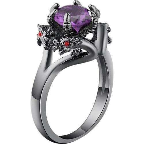 X-Jue Rings With Semi-precious Stones