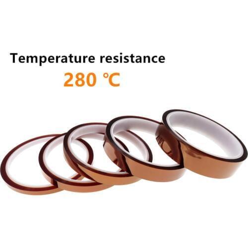 2.5CM/2CM/1.5CM/1CM/0.8CM/0.5CM Automotive High Temperature Tape Thermal Polyimide Tape Adhesive Tape For PCB BGA 3D Print