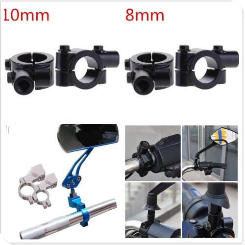 Sidemirror code Motorcycle RearView Mirror Holder Adapter for SUZUKI VZ800 Marauder Kawasaki VERSYS 650cc ZG1000