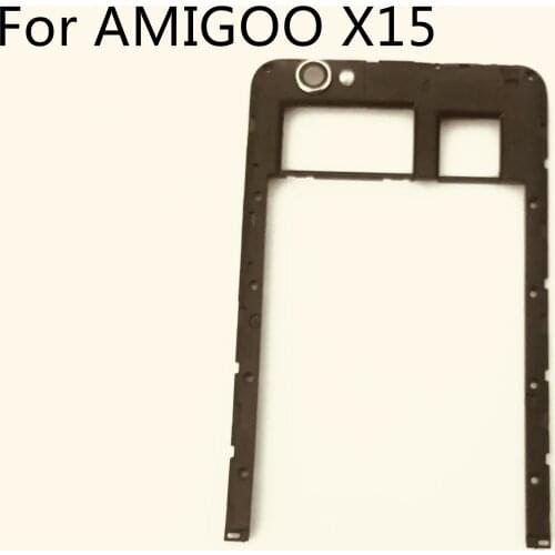 AMIGOO X15 Used Back Frame Shell Case + Camera Glass Lens For AMIGOO X15 MTK6580 Quad Core 5.5" 1280x720 Smartphone