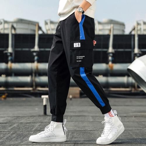 Casual Mens Pants Streetwear Hip Hop Harajuku Harem pants Men Trousers 2021 New Fashion Jogger Loose Sweatpants Mens Pant