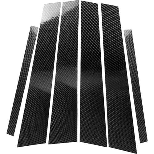 For BMW 3 Series E90 2005-2012 Window Pillar Post Posts Cover Trim Molding Garnish Accent Decoration