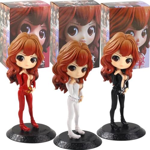 16cm Q Posket Figures Fujiko Mine Lupin III Anime Sexy Beauty Anime Model Toys Birthday Gifts