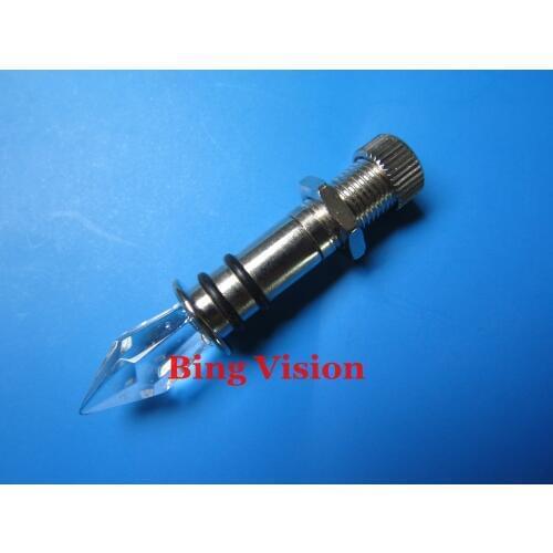 Sauna Fiber crystal end fixture fiber optic star ceiling end piece for optic lighting ,for the diameter within 6 mm fiber