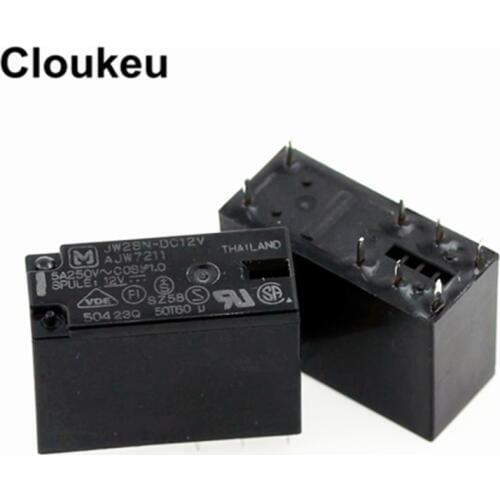 JW2SN-DC12V AJW7211 5A Relay DIP8