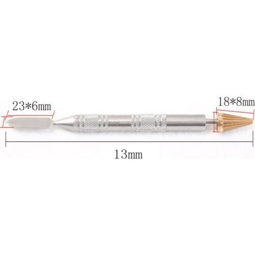 Two Heads Leather Craft Edge Dye Pen Paint Treatment Applicator for Belt Strap Oil Painting Tools, 5 inch Length