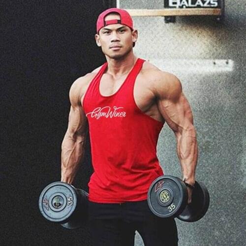 New design Brand Gyms Stringer Tank Top Men Bodybuilding Sleeveless Shirt Mens Summer Fitness Y Back gym winer Vest