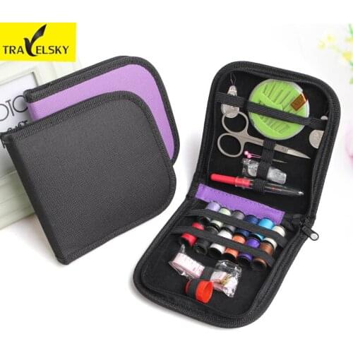 Upgrade Sewing kits portable for travel home needle tape scissor multifunction DIY Home Tools 4 colors