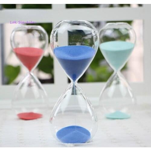 5/15/30/60 Min Hourglass Sand Timer for Kitchen School Modern Sandglass Sand Clock Tea Timers Home Decor Reloj De Arena Colororo