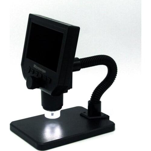 Portable 3.6MP USB Digital Electronic Microscope 600X Magnification 8 LED VGA Industry Microscope with 4.3" Display Tool