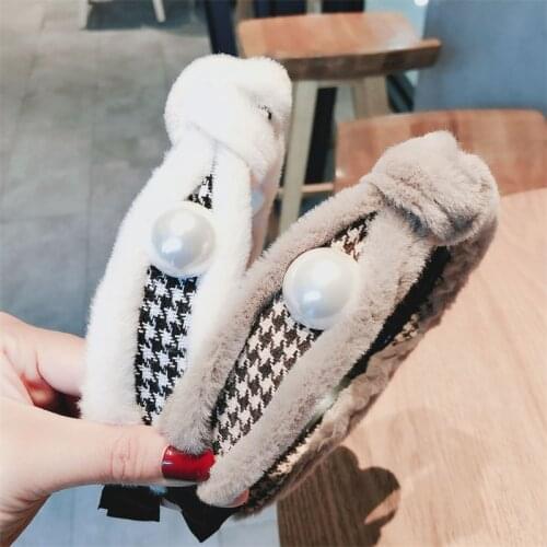 Korea High Quality Wool Crystal Retro Hairbands Exquisite Hair Accessories Hair Band Bows Flower Crown Headbands For Women