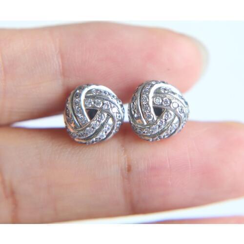 Sdzstone Women's Silver Earrings