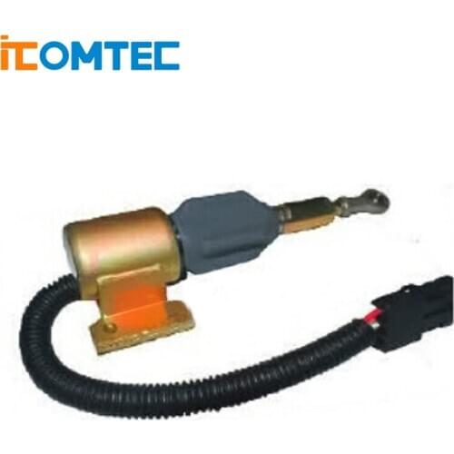 Diesel Engine Stop Solenoid Valve 3935429, 3935431, 3939702,12V Fuel Shutdown Solenoid SA-4755-12, SA-4892-12