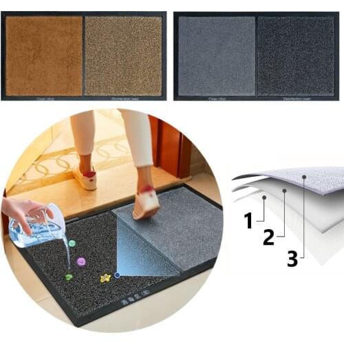 1pc 45x80cm Home Disinfecting Mat Sanitizing Floor Mat Entrance Mat Anti-slip Disinfection Doormat Entry Rug Door Mat Shoe Mat