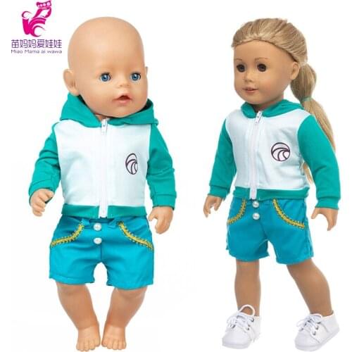 43cm baby doll clothes coat 17" doll boy blue coat Nenuco Ropa y su Hermanita 18 inch girl dolls outwear