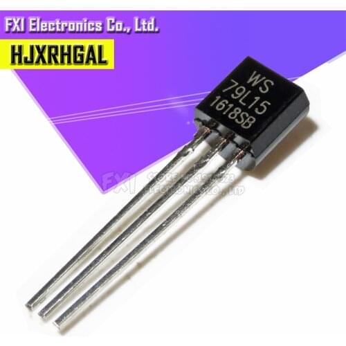 50PCS 79L15 TO92 79L15 TO-92 L79L15 voltage Transistor regula new original