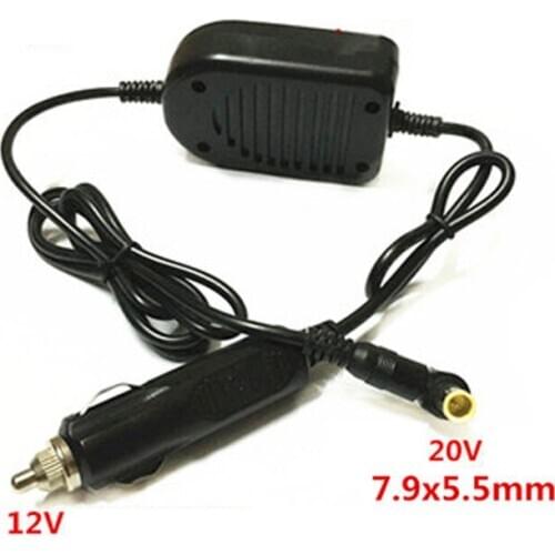 15V-20V 3.25A 7.9*5.5mm Laptop Car Adapter For Lenovo IBM T400 X220 X230 Laptops Adjustable Volts Power Supply