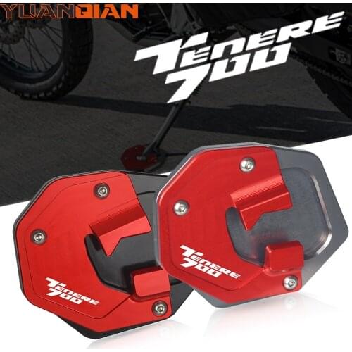 For YAMAHA TENERE 700 TENERE700 2019-2020 Motorcycle Side Stand Pad Plate Kickstand Shoes Enlarger Support Extension TENERE 700