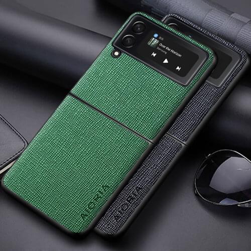 Case for Samsung galaxy Z Flip3 5G cover with concise and atmospheric cross pattern phone cover for samsung galaxy z flip 3 5g