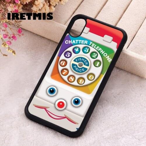 Iretmis 5 5S SE 2020 Phone Cover Case for iPhone 6 6S 7 8 Plus X Xs XR 11 12 Mini Pro Max Silicone TPU Toy Telephone