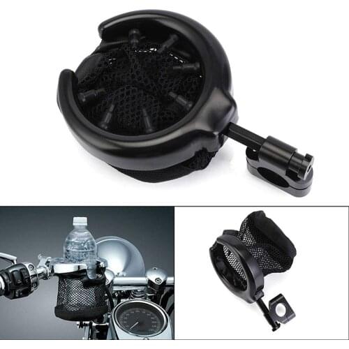 22mm 25mm 32mm Motorcycle Handlebar Mount Water Drink Cup Holder Basket