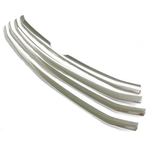 For 14 15 Toyota Highlander 2014 2015 ABS Chrome Car Front Gille Trim Auto Grille Decoration Cover Trims 4pcs/set