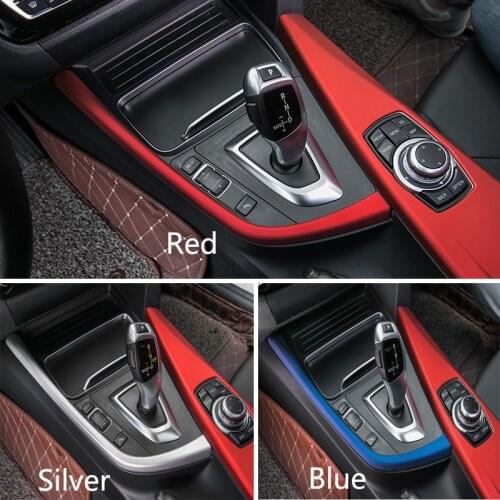 For BMW 3 4 Series F30 F32 F34 F35 F36 320i 318i 325i 328i Car Center Console Gear Shift Panel Sticker Cover Interior Decoration
