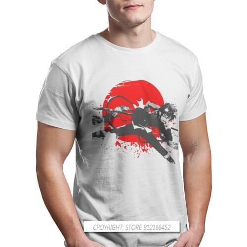 Blue Exorcist Rin Okumura Anime TShirt For Men Red Sun O Neck Pure Cotton T Shirt Hip Hop Gift Clothes Streetwear 3XL