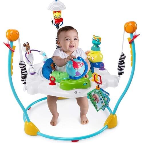 Activity Learning Walker Baby Toys 0-1 Year Old Musical Baby Jumper Chair 6-12 Months Fitness Frame Jungle Exploration Swing