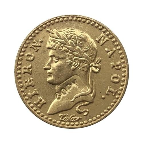 1813 German 10 Franken coins COPY 19mm