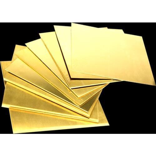 H62 Brass Copper Plate Sheet of CuZn40 2.036 CW509N C28000 C3712 H62 Cu Laser Cutting CNC Frame Model Mould DIY Contruction