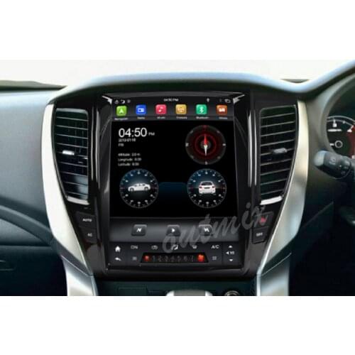 For MITSUBISHI Pajero Sport/L200 Android Radio tape recorder 2017-2018 Car Multimedia Player Stereo head unit Tesla Navi No 2din