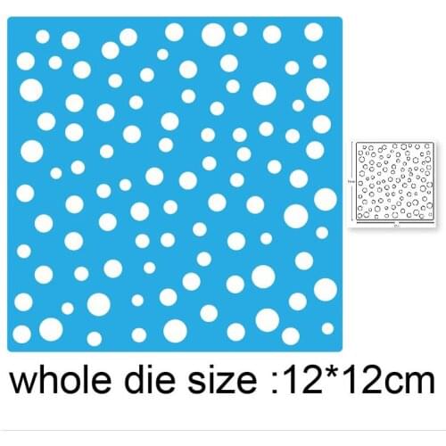 Metal dies Bubble Background Frame Cutting Dies Stencils dies DIY Scrapbooking Album Paper Card Making Decoration Embossing dies