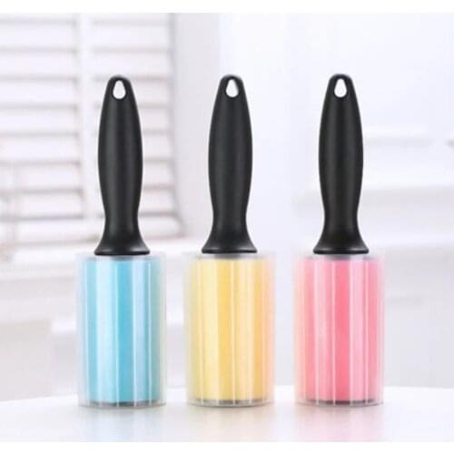 Reusable Washable Lint Roller Sticky Dust Wiper Pet Hair Remover Cleaning Brush