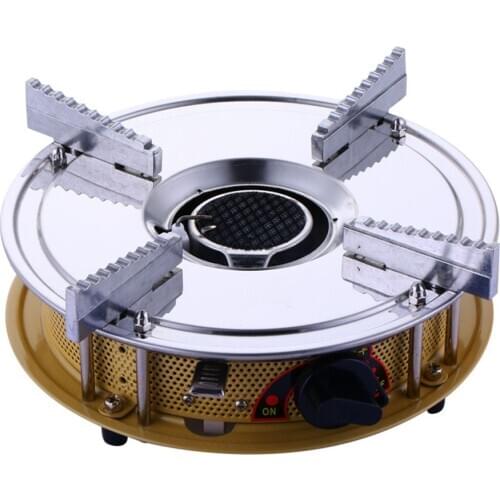 Portable Gas Stove One-Piece Outdoor Camping Propane Stove Singel Burner Cassette Stove For Barbecue Picnic Accessories