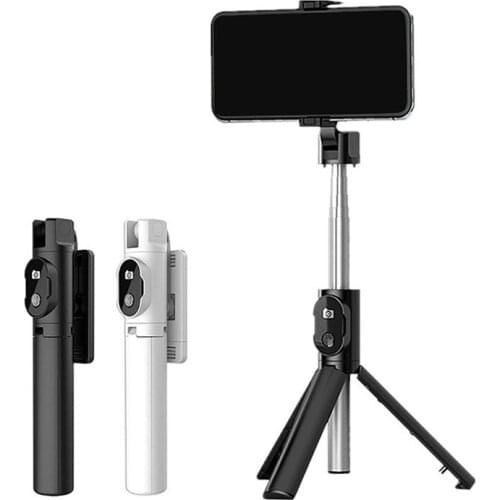 Portable Tripod Selfie Stick for Mobile Phone Photo Taking Live Broadcast Chargable Bluetooth Remote Control Tripod Stand Pole