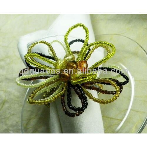 Aliexpress sold beaded wedding napkin ring