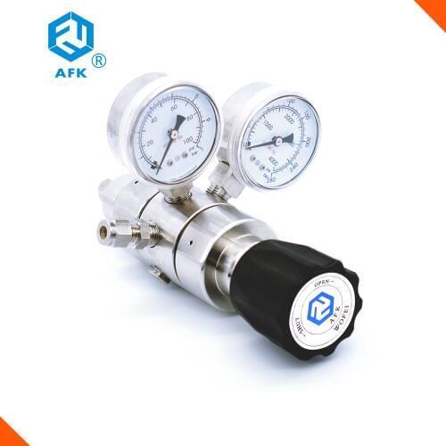 High pressure two stage and two gauge Gas Pressure Regulator