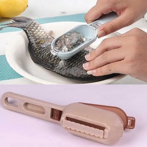 Fish Skin Scraping Fish Scale Brush Graters Fast Remove Kitchen Tool Gadgets Drop Shipping HG-1289