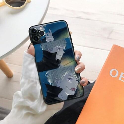 Inumaki jujutsu kaisen anime silicone for iPhone Se 6 6s 7 8 Plus X XR XS 11 12 Mini Pro Max glass TPU phone case cover shell