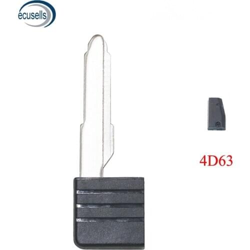 Smart Card Emergency Key Blade Maz13 Blank for Mazda 5 6 CX-7 CX-9 MX-5 Miata RX-8 With 4D63 Chip